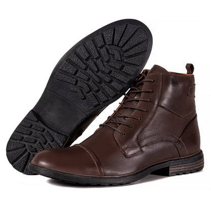 Bota Masculina Couro Casual Coturno  dunamis