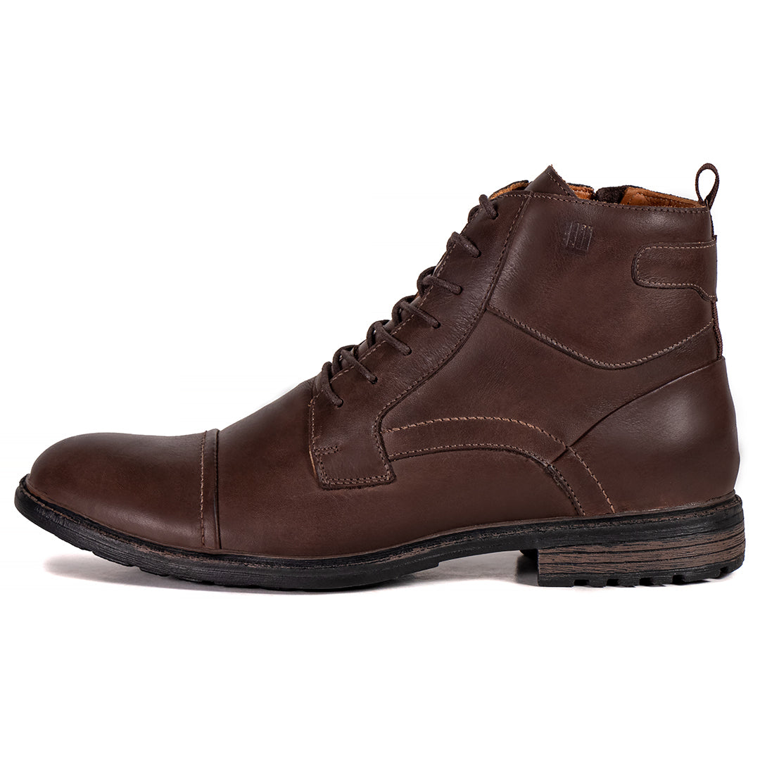 Bota Masculina Couro Casual Coturno  dunamis