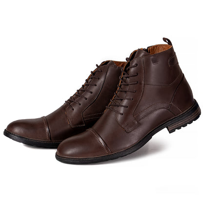 Bota Masculina Couro Casual Coturno  dunamis
