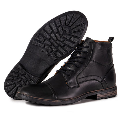 Bota Masculina Couro Casual Coturno Dunamis