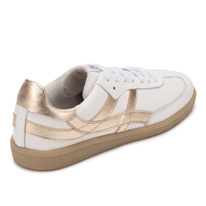 Tenis feminino Chloe casual couro premium - vista traseira