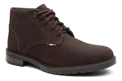 Bota Masculina vitiello-Couro Casual Coturno Adventure